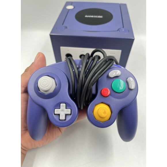 Nintendo GameCube DOL-001 Gaming System - Indigo - TESTED & WORKING - Picture 4 of 13